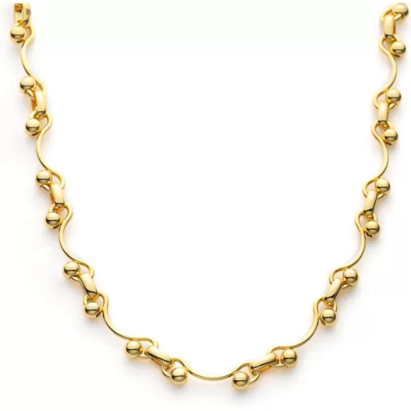 C.Paravano Pearl Necklaces for Women | Pearl Choker Necklace | 18K Gold Plated Chain Necklace | Necklaces Pearl | Real Pearl Necklace | Long Pearl Necklace | Gold and Pearl Necklace