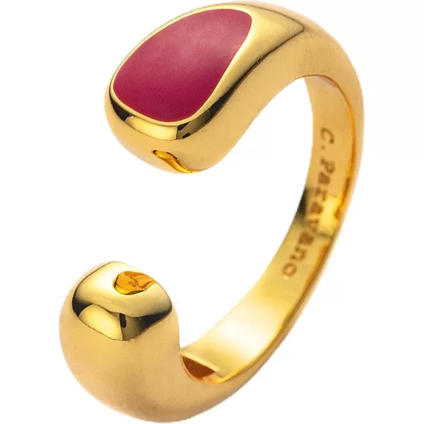 C.Paravano Rings for Women Gold 18K | Womens Adjustable Rings | Vintage Rings for Women | 18k Gold Rings for Women Real Gold | Rings for Women | 18k Gold Rings for Women