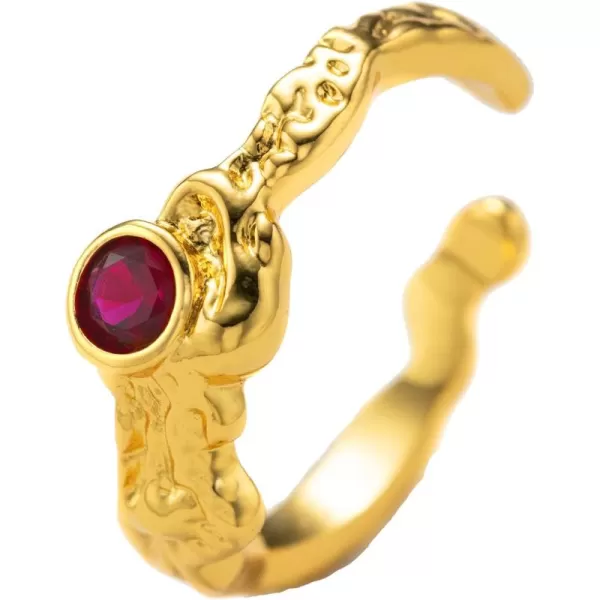 C.Paravano Rings for Women Gold 18K | Womens Adjustable Rings | Vintage Rings for Women | 18k Gold Rings for Women Real Gold | Rings for Women | 18k Gold Rings for Women