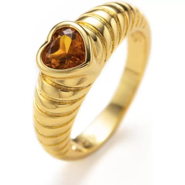 C.Paravano Rings for Women | Womens Rings Size 6 7 8 | Gold Plated Rings | Fashion Rings for Women | Statement Rings for Women | Stackable Rings for Women