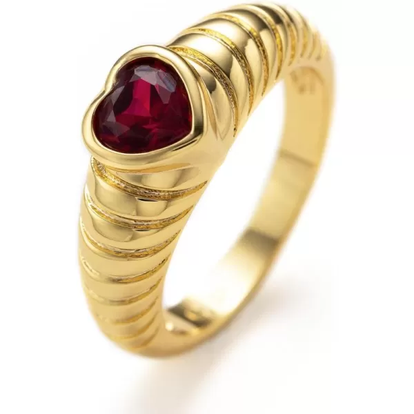 C.Paravano Rings for Women | Womens Rings Size 6 7 8 | Gold Plated Rings | Fashion Rings for Women | Statement Rings for Women | Stackable Rings for Women