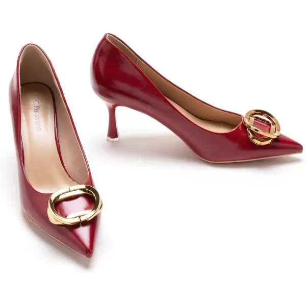 C.Paravano Womens Designer Pumps I Comfortable Stiletto Heel Pumps I Kitten Heels for Women I Pointed Toe Daily Pumps I Party Wedding Pumps