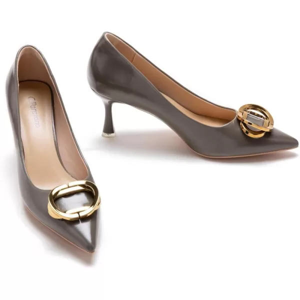 C.Paravano Womens Designer Pumps I Comfortable Stiletto Heel Pumps I Kitten Heels for Women I Pointed Toe Daily Pumps I Party Wedding Pumps