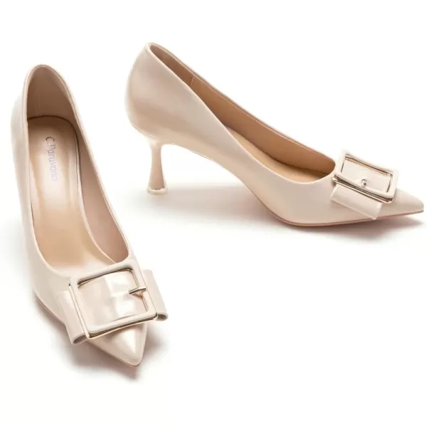 C.Paravano Womens Designer Pumps I Comfortable Stiletto Heel Pumps I Kitten Heels for Women I Pointed Toe Daily Pumps I Party Wedding Pumps