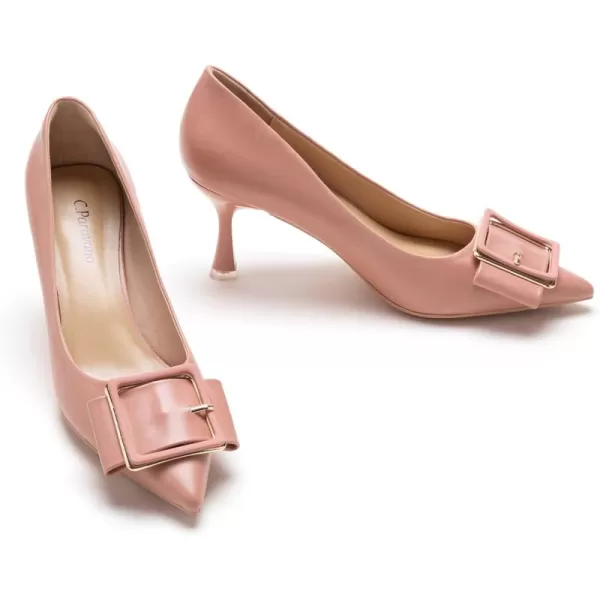 C.Paravano Womens Designer Pumps I Comfortable Stiletto Heel Pumps I Kitten Heels for Women I Pointed Toe Daily Pumps I Party Wedding Pumps