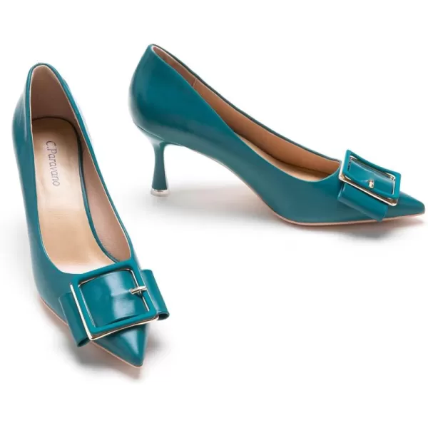 C.Paravano Womens Designer Pumps I Comfortable Stiletto Heel Pumps I Kitten Heels for Women I Pointed Toe Daily Pumps I Party Wedding Pumps