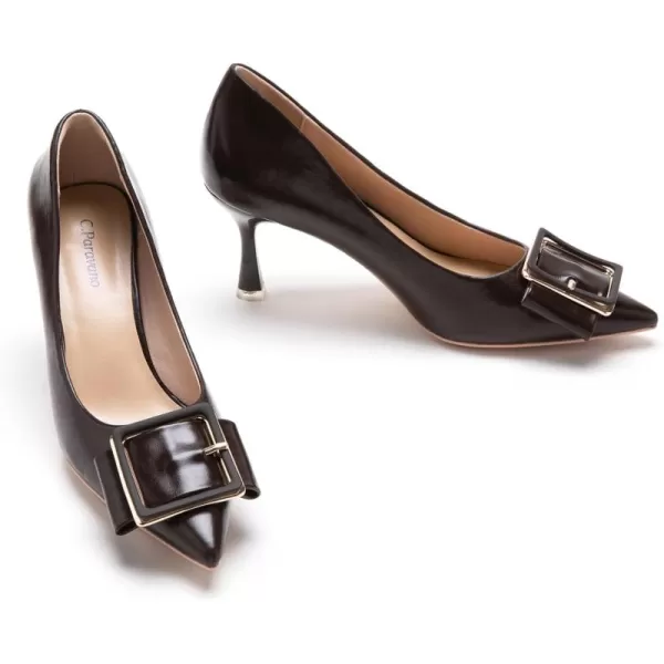 C.Paravano Womens Designer Pumps I Comfortable Stiletto Heel Pumps I Kitten Heels for Women I Pointed Toe Daily Pumps I Party Wedding Pumps