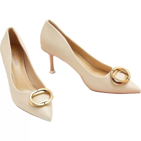 C.Paravano Womens Designer Pumps I Comfortable Stiletto Heel Pumps I Kitten Heels for Women I Pointed Toe Daily Pumps I Party Wedding Pumps