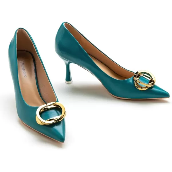 C.Paravano Womens Designer Pumps I Comfortable Stiletto Heel Pumps I Kitten Heels for Women I Pointed Toe Daily Pumps I Party Wedding Pumps
