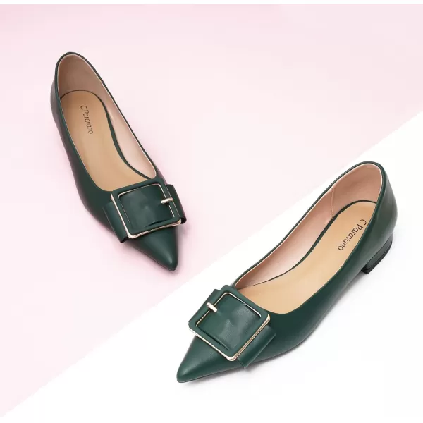 C.Paravano Flat Shoes | Leather Flats for Women | Pointed Toe Flats | Women Flat Shoes | Ballet for Women Shoes | Work Flats for Women