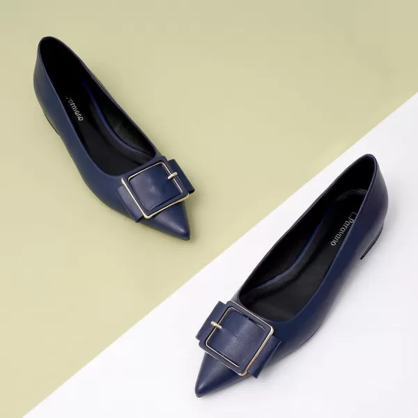 C.Paravano Flat Shoes | Leather Flats for Women | Pointed Toe Flats | Women Flat Shoes | Ballet for Women Shoes | Work Flats for Women