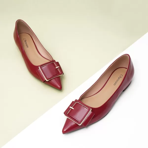 C.Paravano Flat Shoes | Leather Flats for Women | Pointed Toe Flats | Women Flat Shoes | Ballet for Women Shoes | Work Flats for Women