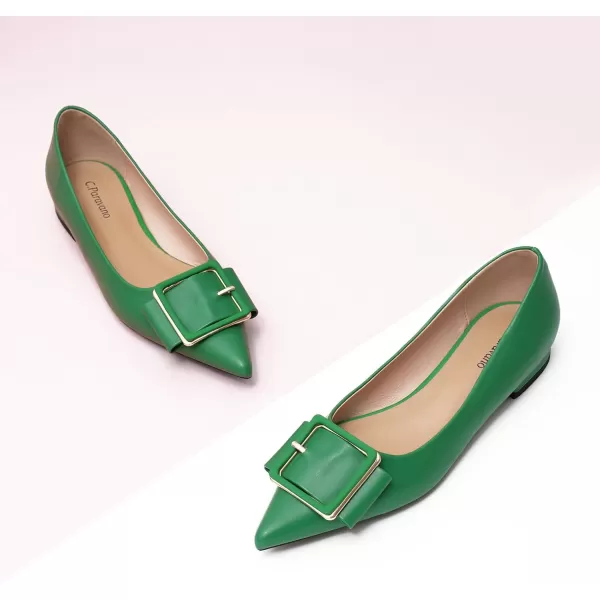 C.Paravano Flat Shoes | Leather Flats for Women | Pointed Toe Flats | Women Flat Shoes | Ballet for Women Shoes | Work Flats for Women