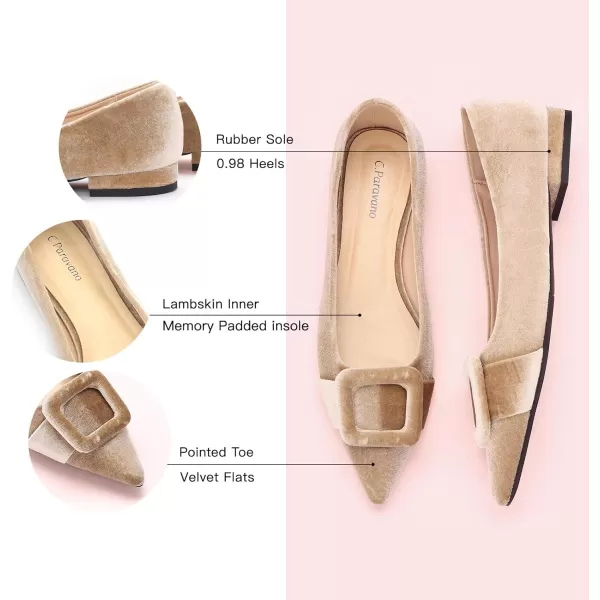 C.Paravano Flat Shoes | Leather Flats for Women | Pointed Toe Flats | Women Flat Shoes | Ballet for Women Shoes | Work Flats for Women