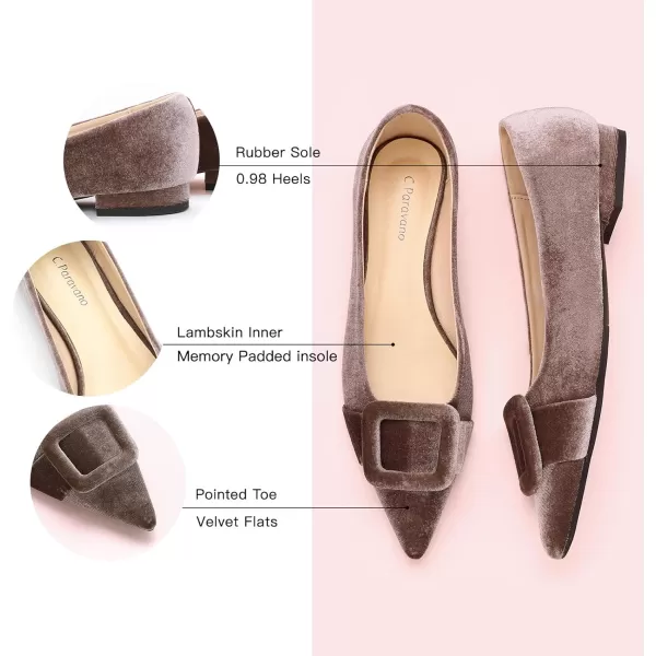 C.Paravano Flat Shoes | Leather Flats for Women | Pointed Toe Flats | Women Flat Shoes | Ballet for Women Shoes | Work Flats for Women