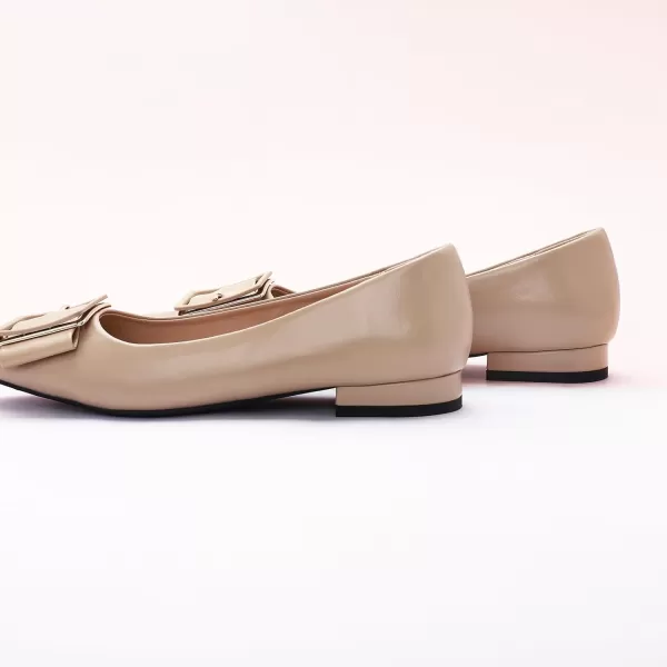 C.Paravano Flat Shoes | Leather Flats for Women | Pointed Toe Flats | Women Flat Shoes | Ballet for Women Shoes | Work Flats for Women