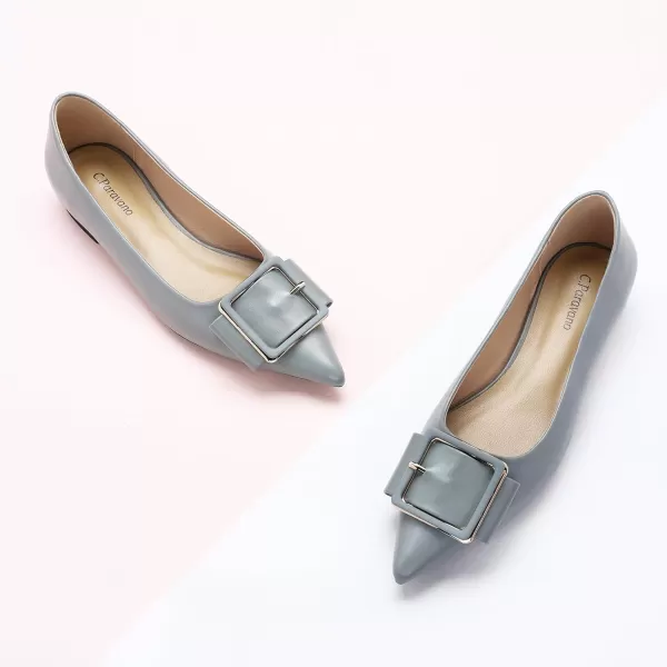 C.Paravano Flat Shoes | Leather Flats for Women | Pointed Toe Flats | Women Flat Shoes | Ballet for Women Shoes | Work Flats for Women