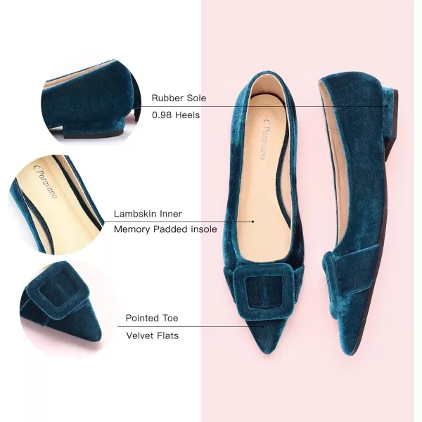 C.Paravano Flat Shoes | Leather Flats for Women | Pointed Toe Flats | Women Flat Shoes | Ballet for Women Shoes | Work Flats for Women