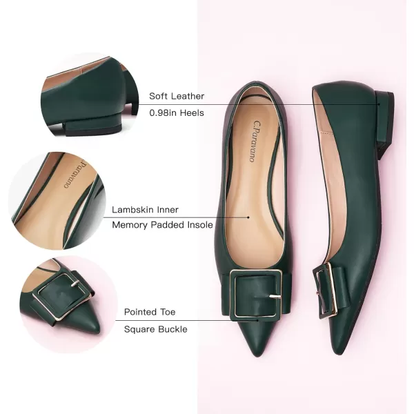 C.Paravano Flat Shoes | Leather Flats for Women | Pointed Toe Flats | Women Flat Shoes | Ballet for Women Shoes | Work Flats for Women