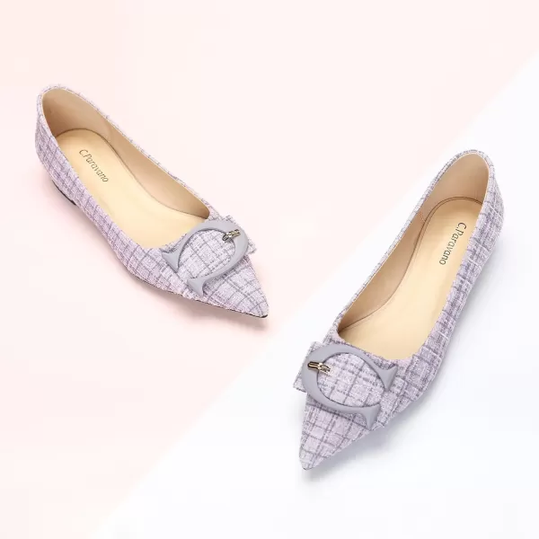C.Paravano Flat Shoes for Women | Ballet Shoes | Pointed Toe Flats | Leather Flats for Women | Comfortable Slip on Women's Flats | Work Flats for Women