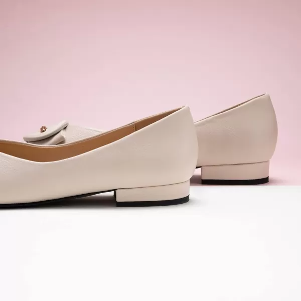 C.Paravano Flat Shoes for Women | Ballet Shoes | Pointed Toe Flats | Leather Flats for Women | Comfortable Slip on Women's Flats | Work Flats for Women
