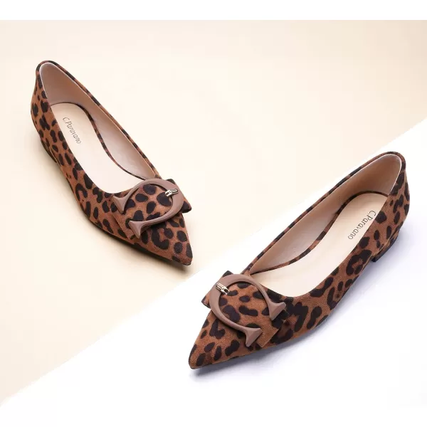 C.Paravano Flat Shoes for Women | Ballet Shoes | Pointed Toe Flats | Leather Flats for Women | Comfortable Slip on Women's Flats | Work Flats for Women