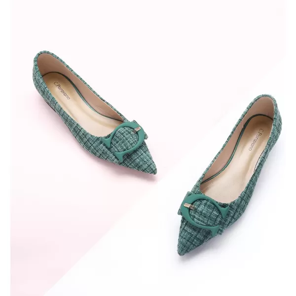 C.Paravano Flat Shoes for Women | Ballet Shoes | Pointed Toe Flats | Leather Flats for Women | Comfortable Slip on Women's Flats | Work Flats for Women