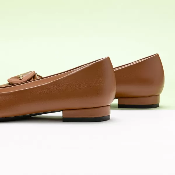 C.Paravano Flat Shoes for Women | Ballet Shoes | Pointed Toe Flats | Leather Flats for Women | Comfortable Slip on Women's Flats | Work Flats for Women