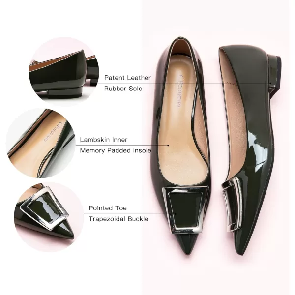 C.Paravano Flats for Women | Women's Flats | Slip on Flats | Ballet Flats for Women | Pointed Toe Flats | Womens Dressy Flats