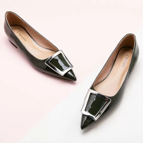 C.Paravano Flats for Women | Women's Flats | Slip on Flats | Ballet Flats for Women | Pointed Toe Flats | Womens Dressy Flats