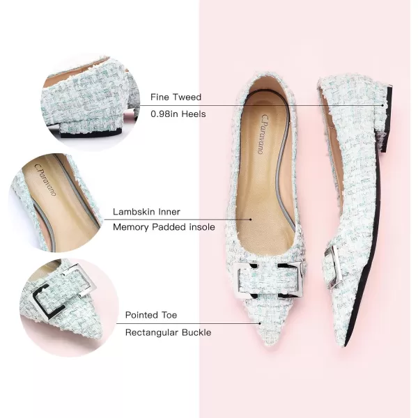 C.Paravano Flats for Women | Women's Flats | Slip on Flats | Ballet Flats for Women | Pointed Toe Flats | Womens Dressy Flats