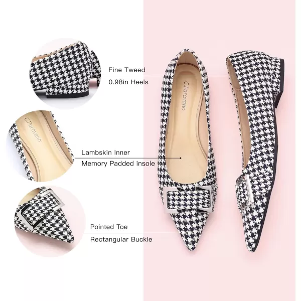 C.Paravano Flats for Women | Women's Flats | Slip on Flats | Ballet Flats for Women | Pointed Toe Flats | Womens Dressy Flats