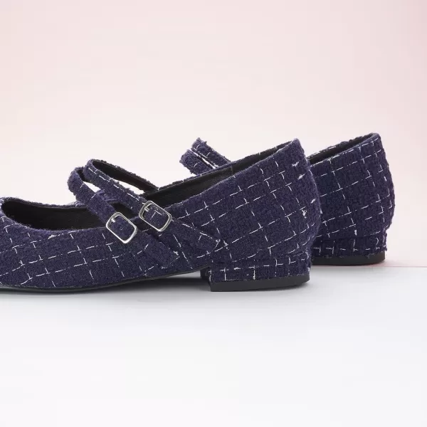 C.Paravano Mary Jane Shoes for Women | Women's Flats | Round Toe Mary Jane Flats | Dress Flats Shoes | Women Slip On Ballet Flats