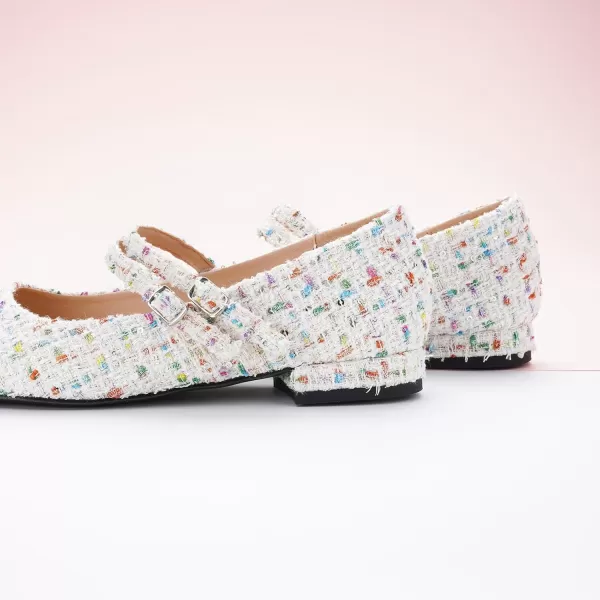 C.Paravano Mary Jane Shoes for Women | Women's Flats | Round Toe Mary Jane Flats | Dress Flats Shoes | Women Slip On Ballet Flats