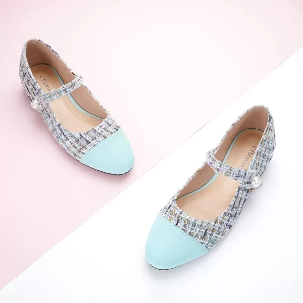 C.Paravano Mary Jane Shoes for Women | Women's Flats | Round Toe Mary Jane Flats | Dress Flats Shoes | Women Slip On Ballet Flats
