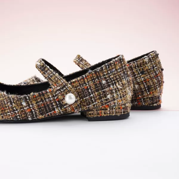 C.Paravano Mary Jane Shoes for Women | Women's Flats | Round Toe Mary Jane Flats | Dress Flats Shoes | Women Slip On Ballet Flats