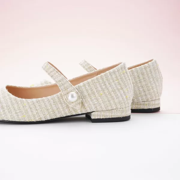 C.Paravano Mary Jane Shoes for Women | Women's Flats | Round Toe Mary Jane Flats | Dress Flats Shoes | Women Slip On Ballet Flats