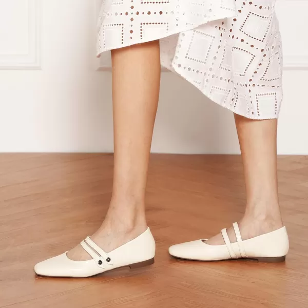 C.Paravano Mary Jane Shoes for Women | Women's Flats | Women Square Toe Flats | Leather Mary Jane