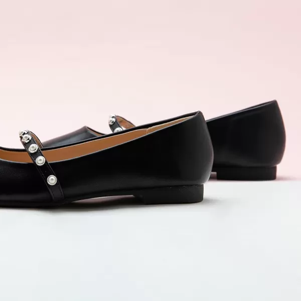 C.Paravano Mary Jane Shoes for Women | Women's Flats | Women Square Toe Flats | Leather Mary Jane