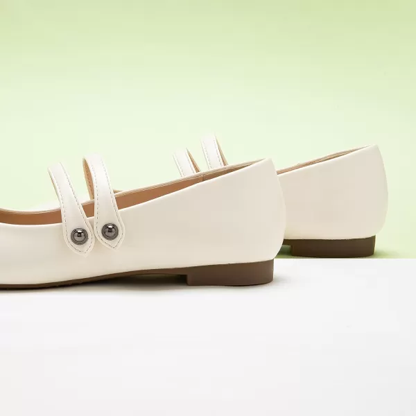 C.Paravano Mary Jane Shoes for Women | Women's Flats | Women Square Toe Flats | Leather Mary Jane