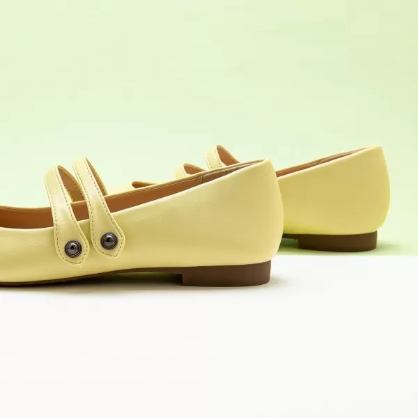 C.Paravano Mary Jane Shoes for Women | Women's Flats | Women Square Toe Flats | Leather Mary Jane