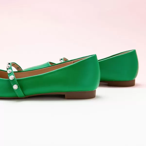 C.Paravano Mary Jane Shoes for Women | Women's Flats | Women Square Toe Flats | Leather Mary Jane