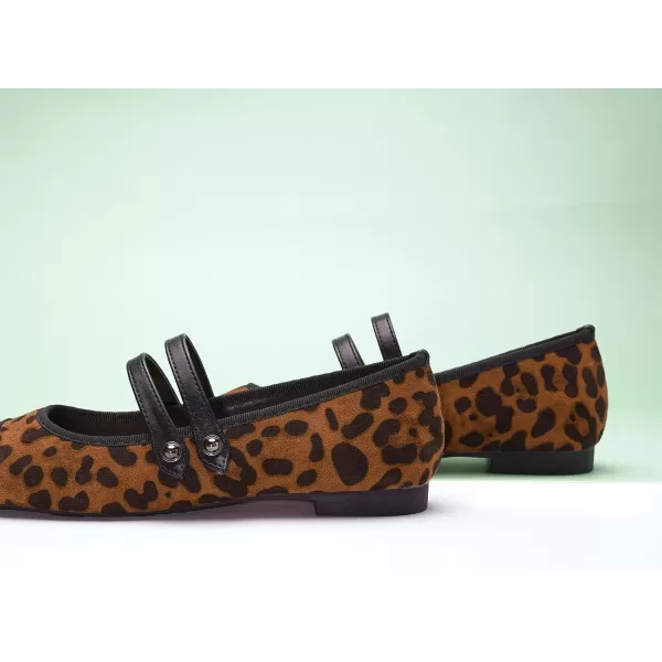 C.Paravano Mary Jane Shoes for Women | Women's Flats | Women Square Toe Flats | Leather Mary Jane