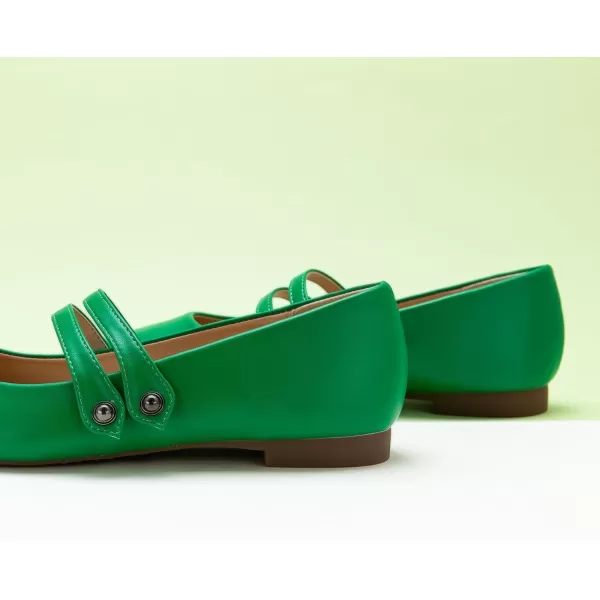 C.Paravano Mary Jane Shoes for Women | Women's Flats | Women Square Toe Flats | Leather Mary Jane
