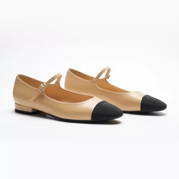 C.Paravano Mary Jane Shoes for Women | Womens Round Toe Flats | Mary Jane Flats | Women's Strap Shoes