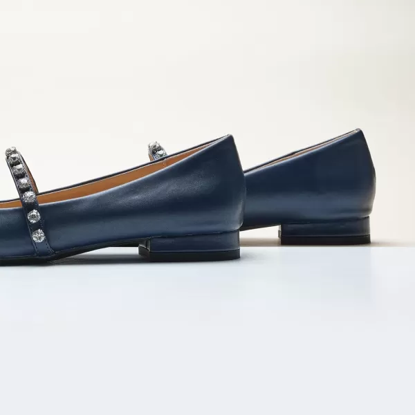 C.Paravano Slingback Flats for Women Pointed Toe Flats Sandal Women's Slingback Flats for Dressy Wedding Office Causal