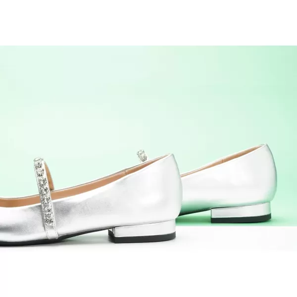 C.Paravano Slingback Flats for Women Pointed Toe Flats Sandal Women's Slingback Flats for Dressy Wedding Office Causal