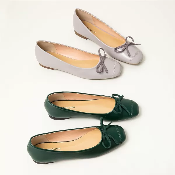 C.Paravano Women's Flats | Ballet Flats for Women | Flat Shoes | Dressy Shoes for Women | Round Toe Flats | Soft Leather Shoes Women