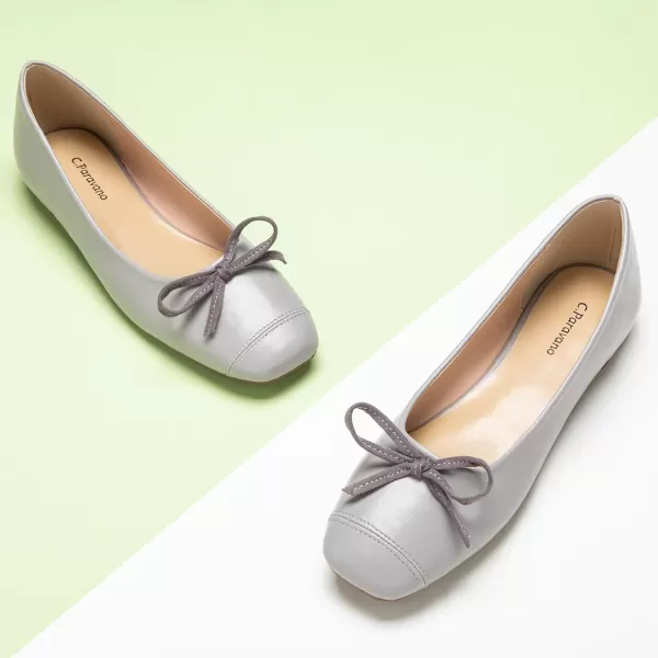 C.Paravano Women's Flats | Ballet Flats for Women | Flat Shoes | Dressy Shoes for Women | Round Toe Flats | Soft Leather Shoes Women