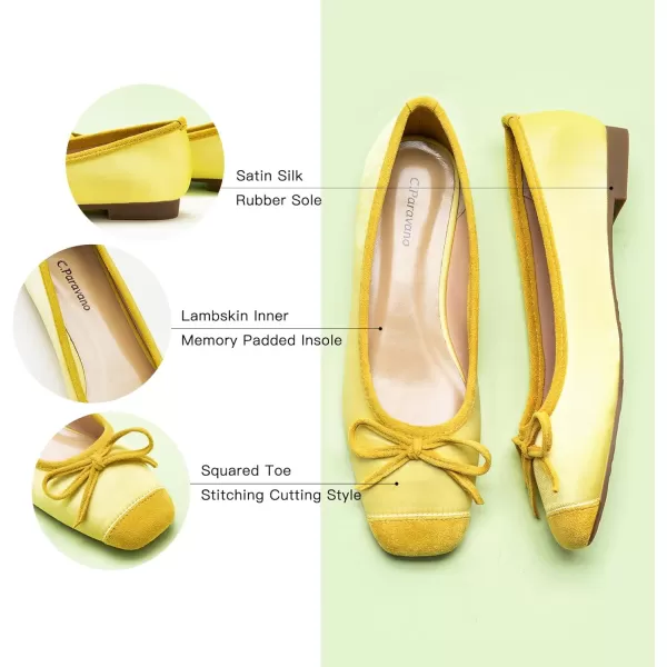 C.Paravano Women's Flats | Ballet Flats for Women | Flat Shoes | Dressy Shoes for Women | Round Toe Flats | Soft Leather Shoes Women